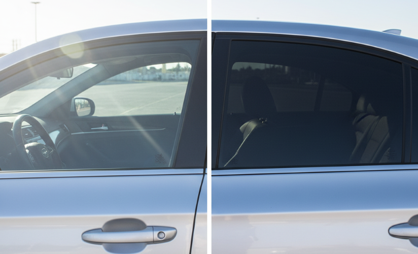 Mobile car window tinting service in Townsville