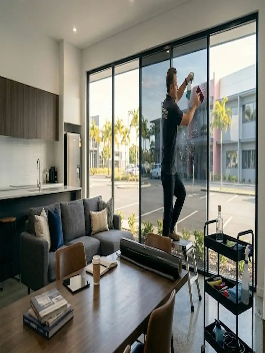 Luxury residential interior for home window tinting services in Townsville