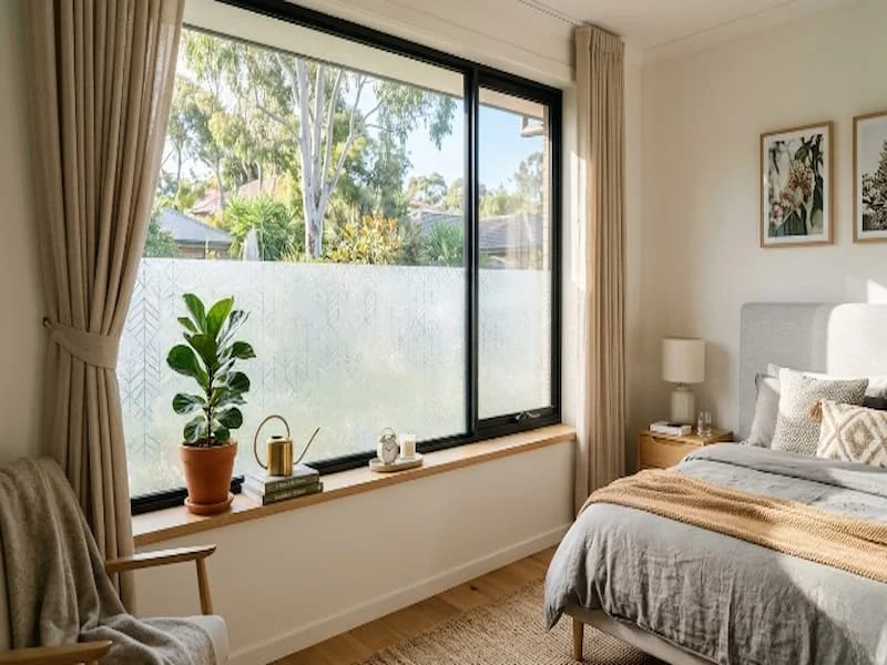 Privacy window film for residential homes in Townsville